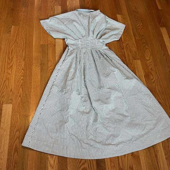 Anthropologie x Exquise The Tobie Button-Front Pleated MIDI Shirt Dress Sz S NWT - Picture 13 of 13